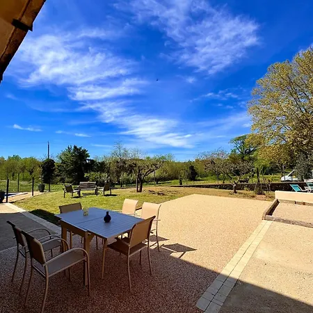 Villa De Charme Avec Piscine Au Milieu Des Vignes Tresques
